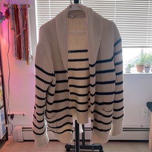 Gap XXL striped cardigan